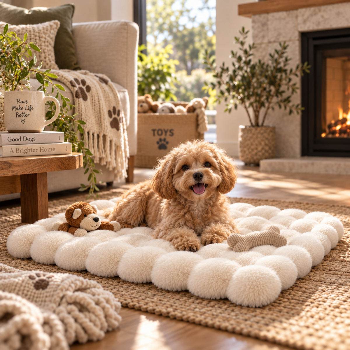 Bubble Plush Pet Mat
