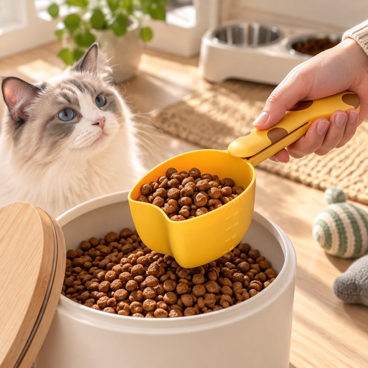 Multifunctional Pet Food Scoop