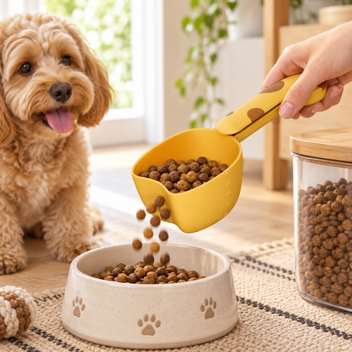 Multifunctional Pet Food Scoop