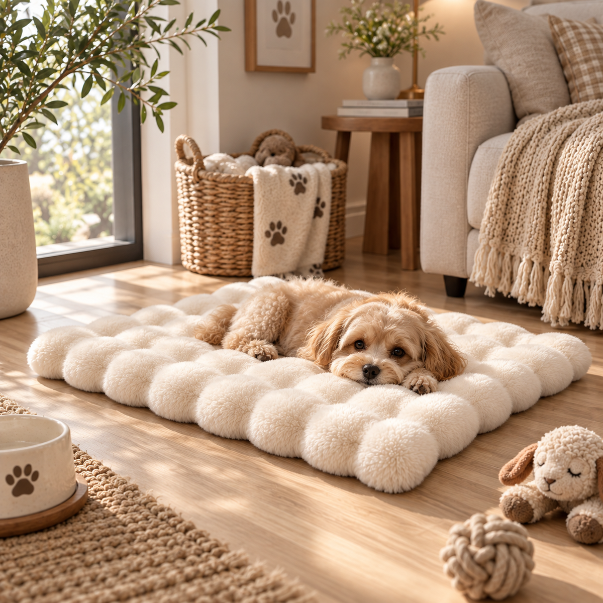 Bubble Plush Pet Mat