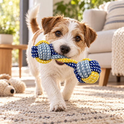 Cotton Rope Dumbbell Dog Toy