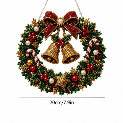 Christmas Diamond Painting Light Wreath  jihe